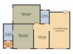 Zee Sargam (2BHK+2T (639.27 sq ft) 639.27 sq ft)