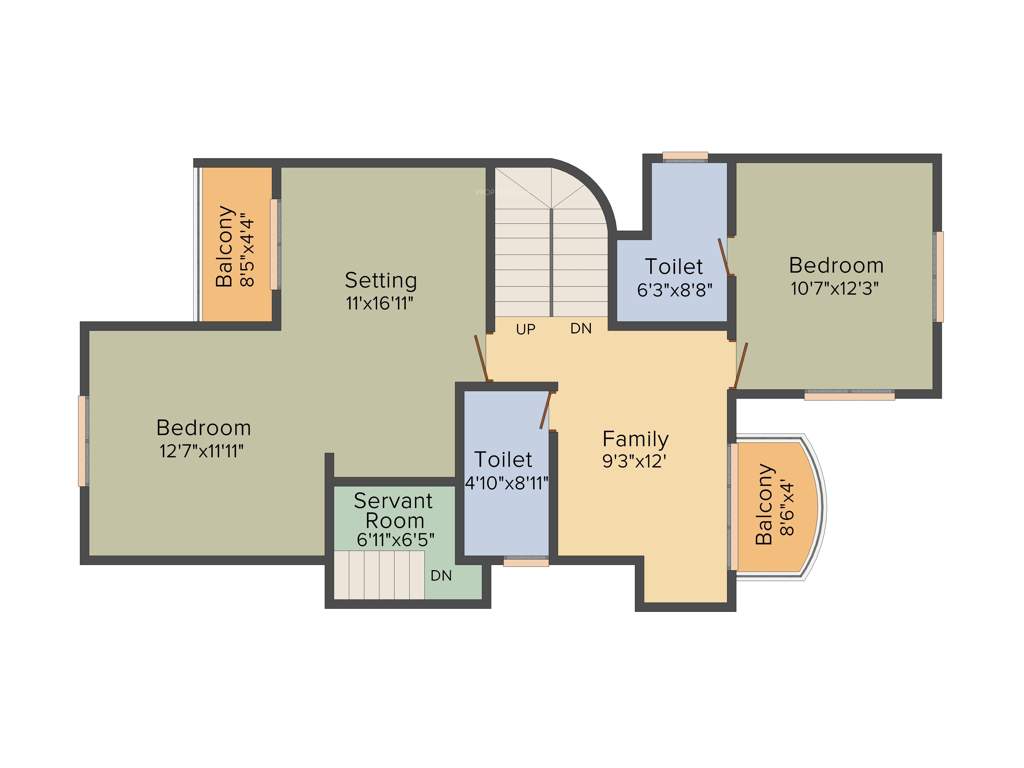 Citrus Springvillae (4BHK+4T (2,545 sq ft) 2545 sq ft)