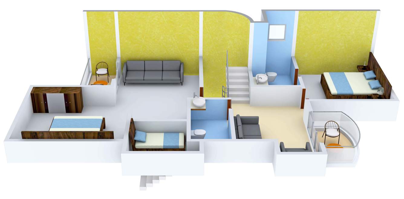 Citrus Springvillae (4BHK+4T (2,545 sq ft) 2545 sq ft)