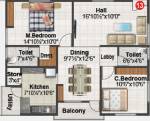Balaji Ashirvaad Elite (2BHK+2T (1,120 sq ft) 1120 sq ft)  Balaji Ashirvaad Elite (2BHK+2T (1,120 sq ft) 1120 sq ft)