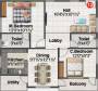Balaji Ashirvaad Elite (2BHK+2T (1,135 sq ft) 1135 sq ft)  Balaji Ashirvaad Elite (2BHK+2T (1,135 sq ft) 1135 sq ft)