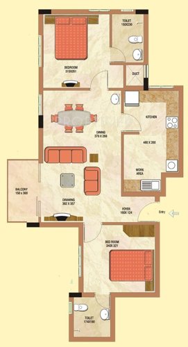 Tanzeel Chalet (2BHK+2T (1,118 sq ft) 1118 sq ft) Tanzeel Chalet (2BHK+2T (1,118 sq ft) 1118 sq ft)