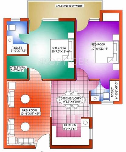 Trehan Hill View Garden Phase1 and Phase2 (2BHK+2T (965 sq ft) 965 sq ft) Trehan Hill View Garden Phase1 and Phase2 (2BHK+2T (965 sq ft) 965 sq ft)