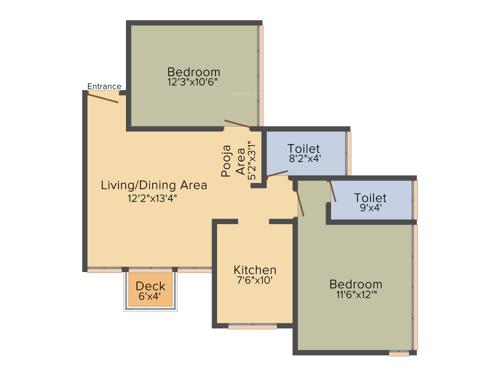 Tattva Mittal Amaltas 71 (2BHK+2T (685.66 sq ft) 685.66 sq ft) Tattva Mittal Amaltas 71 (2BHK+2T (685.66 sq ft) 685.66 sq ft)