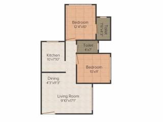 Aditya Hari Smruti CHS (2BHK+2T (633 sq ft) 633 sq ft) Aditya Hari Smruti CHS (2BHK+2T (633 sq ft) 633 sq ft)