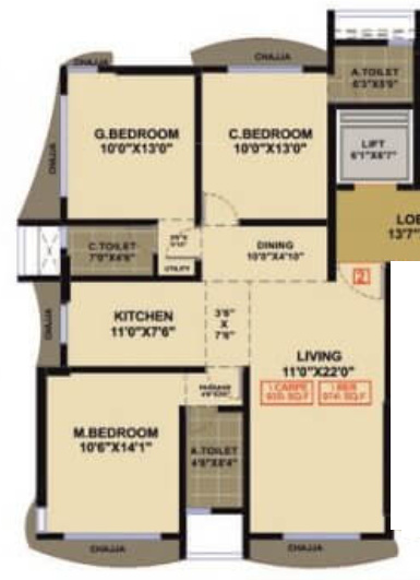  gem-paradise Floor Plan Floor Plan