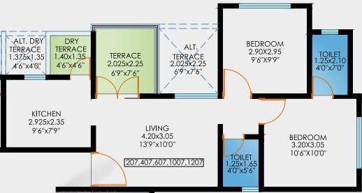  swapnpurti residency Floor Plan Floor Plan