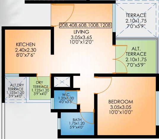  swapnpurti residency Floor Plan Floor Plan