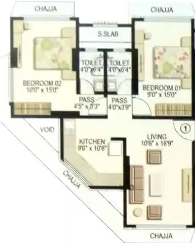  nehru-nagar-ekta-chsl Floor Plan Floor Plan