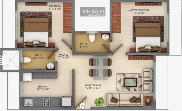 floorPlan of CH Saikrupa CHSL