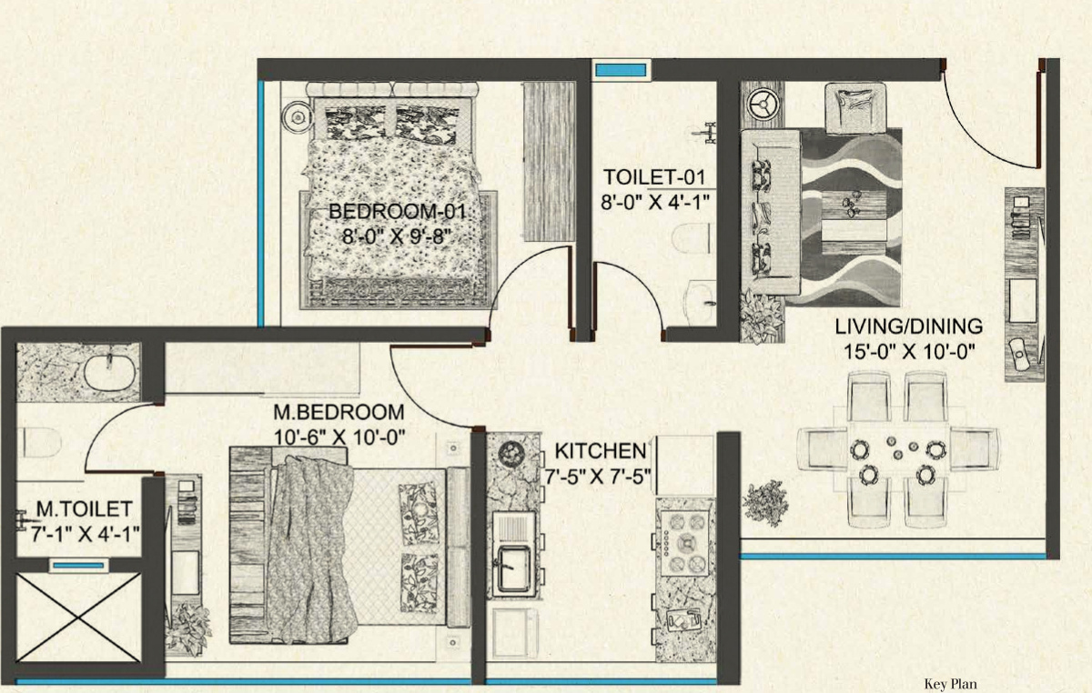  level the residences Floor Plan Floor Plan