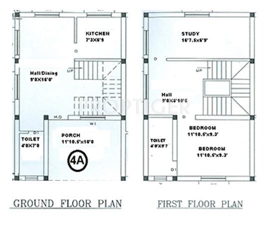 Sakthivel GR Avenue (2BHK+2T (1,540 sq ft) 1540 sq ft)