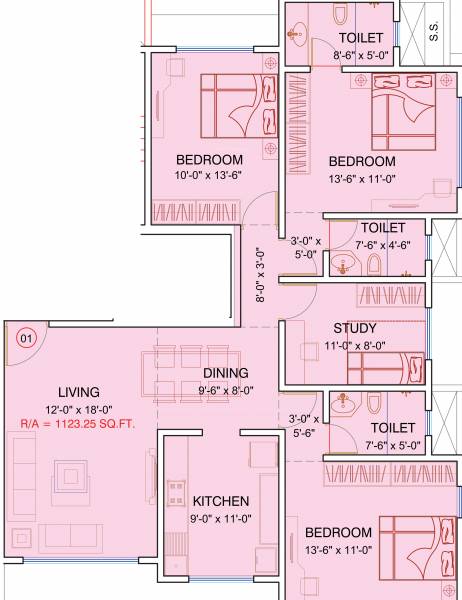  sat-anupa-chs-phase-1 Floor Plan Floor Plan