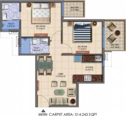 Signature The Roselia (2BHK+2T (514.19 sq ft) 514.19 sq ft) Signature The Roselia (2BHK+2T (514.19 sq ft) 514.19 sq ft)