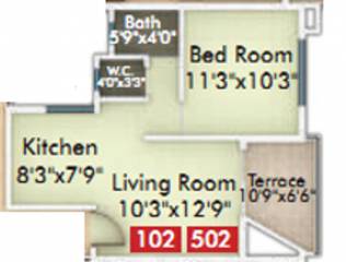 Midas Regency (1BHK+1T (559.08 sq ft) 559.08 sq ft) Midas Regency (1BHK+1T (559.08 sq ft) 559.08 sq ft)