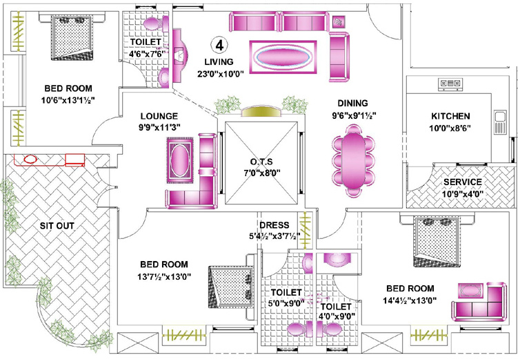 Pace Prana (3BHK+3T (1,844 sq ft) 1844 sq ft) Pace Prana (3BHK+3T (1,844 sq ft) 1844 sq ft)
