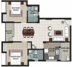 Sreerosh Silverstone (2BHK+2T (1,215 sq ft) 1215 sq ft)