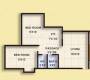 Shreedham Shree Avenue Floor Plan (2BHK+2T)