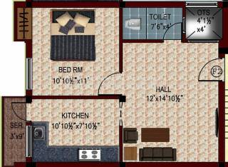 Guru Sayuri Flats (1BHK+1T (602 sq ft) 602 sq ft) Guru Sayuri Flats (1BHK+1T (602 sq ft) 602 sq ft)