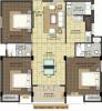 Ramaniyam Chaitanya (3BHK+2T (1,391 sq ft) 1391 sq ft)