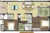 Ramaniyam Chaitanya (2BHK+2T (1,163 sq ft) 1163 sq ft)