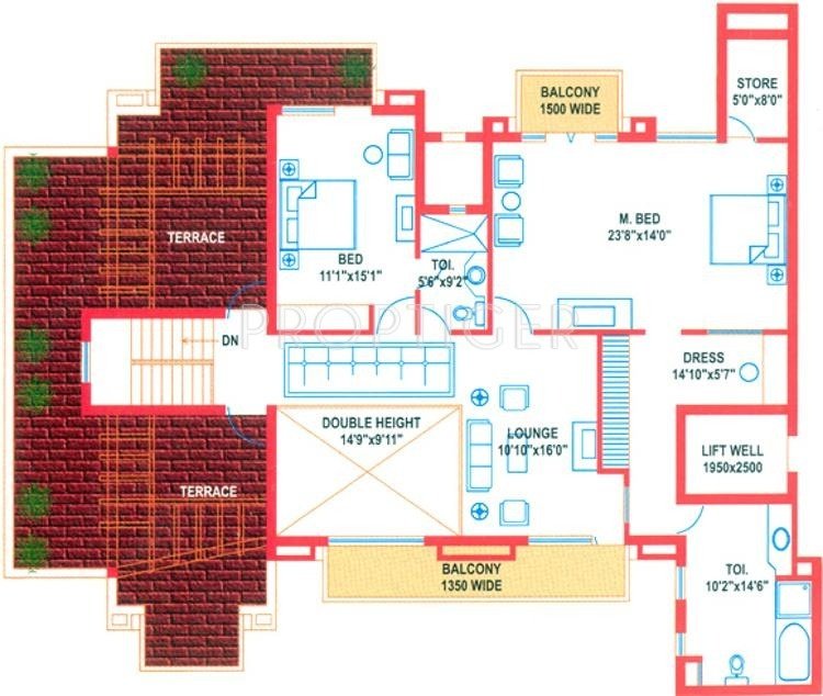 Suncity Heights (5BHK+5T (4,994 sq ft) + Servant Room 4994 sq ft)