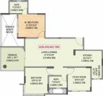 Geras Misty Waters (2BHK+2T (796.53 sq ft) + Study Room 796.53 sq ft)