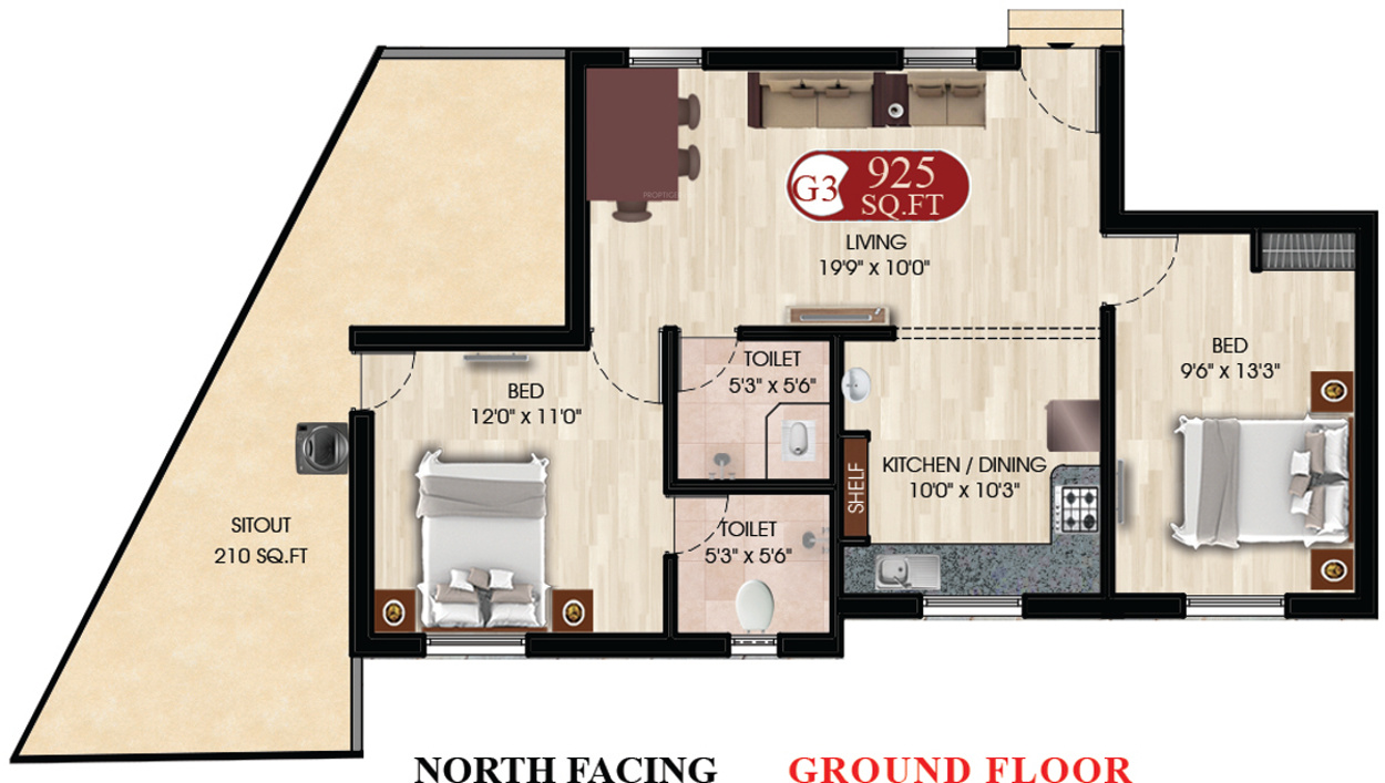 DAC Aves (2BHK+2T (925 sq ft) 925 sq ft) DAC Aves (2BHK+2T (925 sq ft) 925 sq ft)