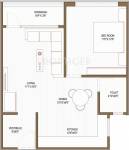 BDI Spectrum (1BHK+1T (690 sq ft) 690 sq ft)