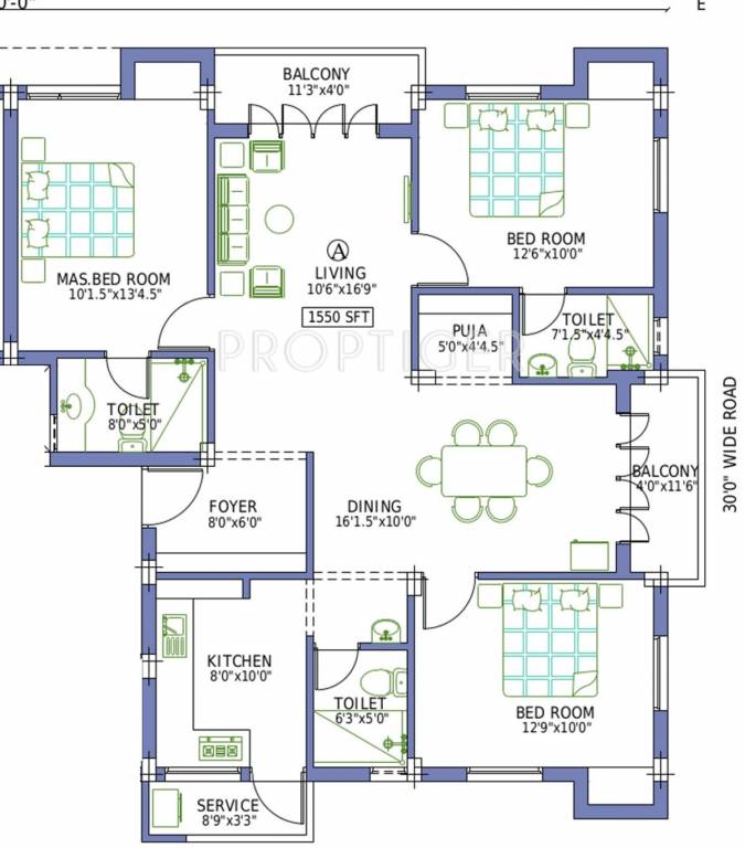 Pushkar The Nest (3BHK+3T (1,550 sq ft) 1550 sq ft) Pushkar The Nest (3BHK+3T (1,550 sq ft) 1550 sq ft)