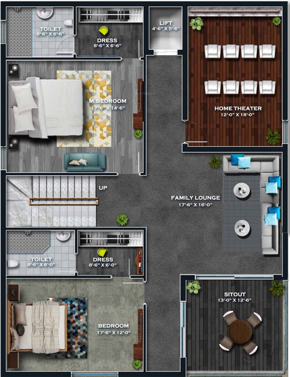 Giridhari Prospera County (5BHK+6T (5,385 sq ft) + Servant Room 5385 sq ft)