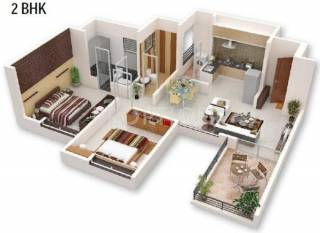 Staywell Fortuna (2BHK+2T (950 sq ft) 950 sq ft)