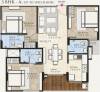 Purple Symphonia (3BHK+3T (903.95 sq ft) 903.95 sq ft)