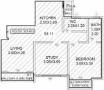 Siddhivinayak Vision Woods 1 Phase 1 (2BHK+2T (571.67 sq ft) + Study Room 571.67 sq ft)