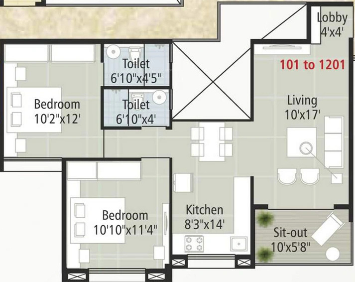  antariksha apartment Floor Plan Floor Plan