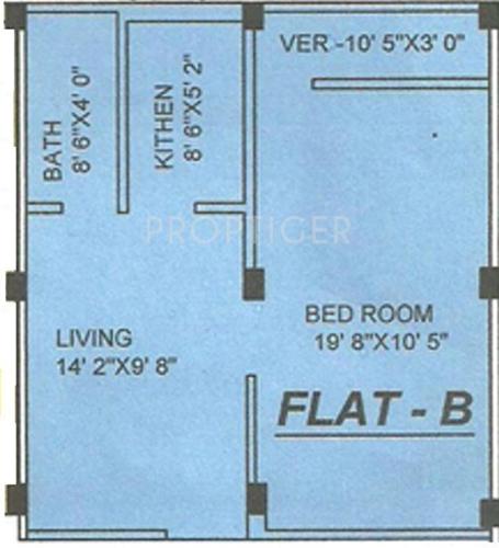 Vibgyor Subham (1BHK+1T (600 sq ft) 600 sq ft) Vibgyor Subham (1BHK+1T (600 sq ft) 600 sq ft)