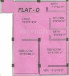 Vibgyor Subham (2BHK+2T (810 sq ft) 810 sq ft)