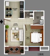 BLW Hill Side Apartment (1BHK+1T (435.83 sq ft) 435.83 sq ft) BLW Hill Side Apartment (1BHK+1T (435.83 sq ft) 435.83 sq ft)