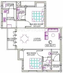 Pushkar Sakunthala (2BHK+2T (925 sq ft) 925 sq ft) Pushkar Sakunthala (2BHK+2T (925 sq ft) 925 sq ft)
