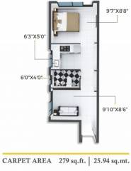 Xrbia Chembur Central Orchid A (1BHK+1T (279.22 sq ft) 279.22 sq ft) Xrbia Chembur Central Orchid A (1BHK+1T (279.22 sq ft) 279.22 sq ft)