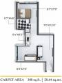 Xrbia Chembur Central Orchid A (2BHK+2T (308.28 sq ft) 308.28 sq ft)