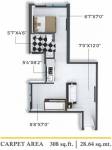Xrbia Chembur Central Orchid A (2BHK+2T (308.28 sq ft) 308.28 sq ft)