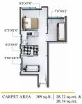 Xrbia Chembur Central Orchid A (2BHK+2T (309.14 sq ft) 309.14 sq ft)