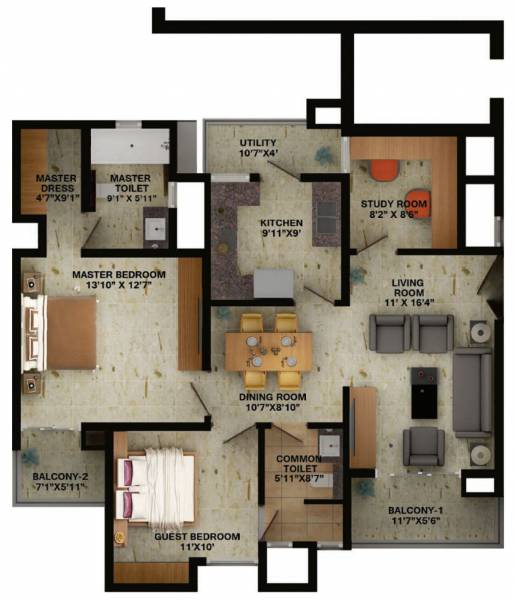 floorPlan of UCHDL Trucia