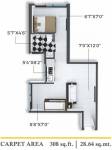Xrbia Chembur Central Orchid D (2BHK+2T (308.28 sq ft) 308.28 sq ft)