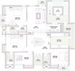 Harmony Ramkripa (3BHK+3T (2,202 sq ft) Study Room 2202 sq ft) Harmony Ramkripa (3BHK+3T (2,202 sq ft) Study Room 2202 sq ft)