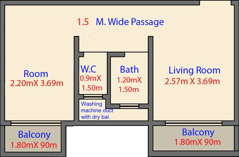 Labdhi Gardens Phase 3 (1BHK+1T (289.98 sq ft) 289.98 sq ft)