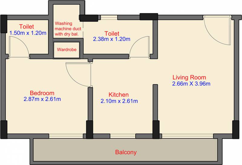 Labdhi Gardens Phase 3 (1BHK+2T (333.79 sq ft) 333.79 sq ft)