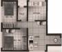 Floor Plan (2BHK+2T) Naminath Naminath Tower Floor Plan (2BHK+2T)