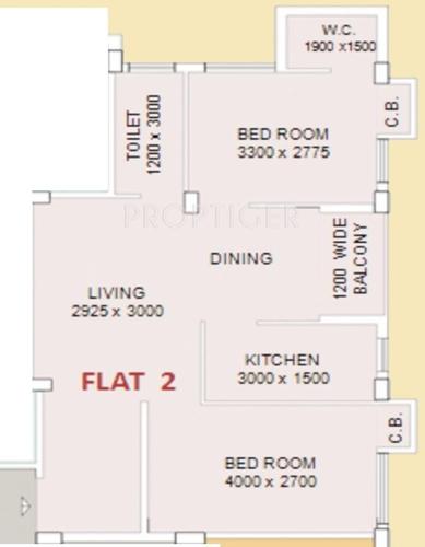 Webstar Webstar Bluebell (2BHK+1T (914 sq ft) 914 sq ft)